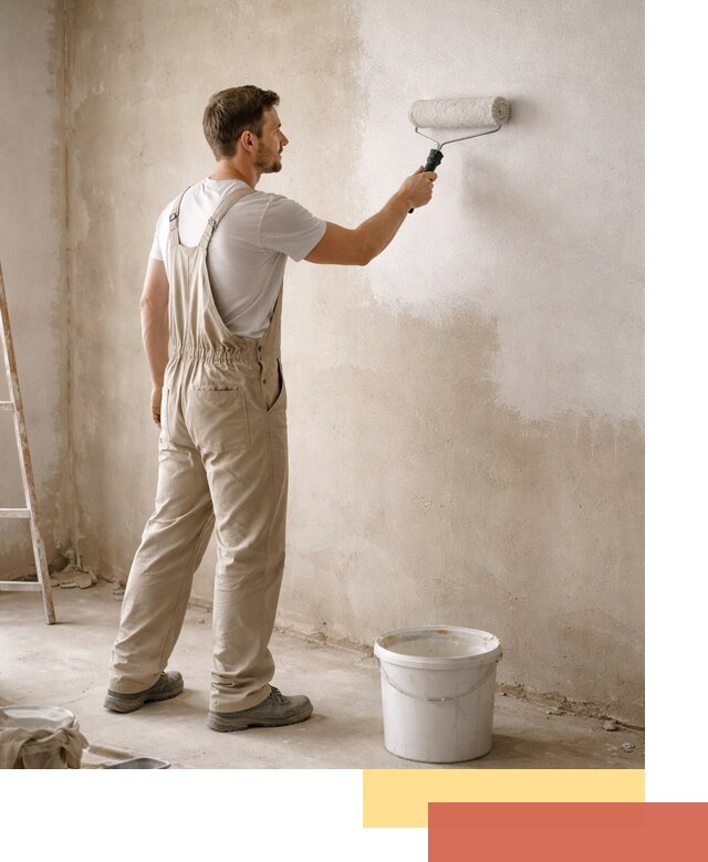 Грунтовка стен под отделку в Чапаевске профессиональным раствором