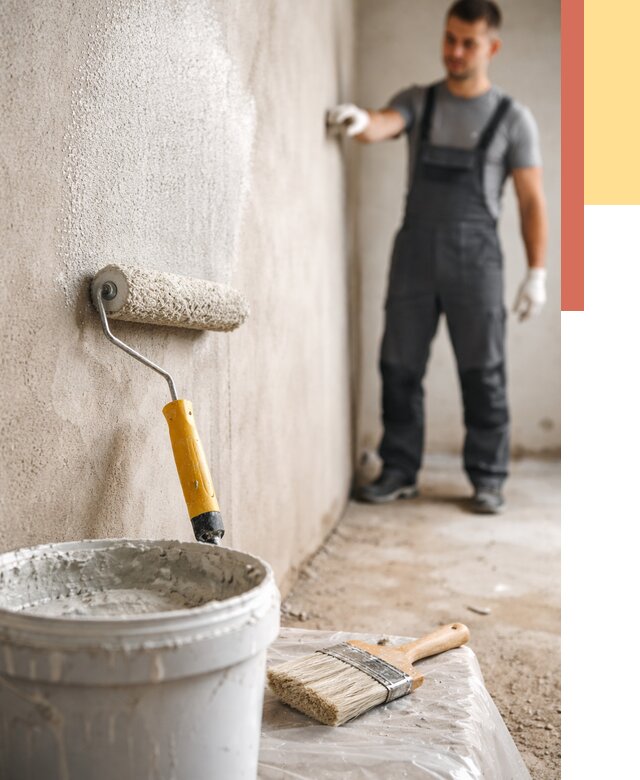 Нанесение бетоноконтакта на стены в Чапаевске от 4290 руб. быстро и недорого | ОТДЕЛОЧНИК-Чпв