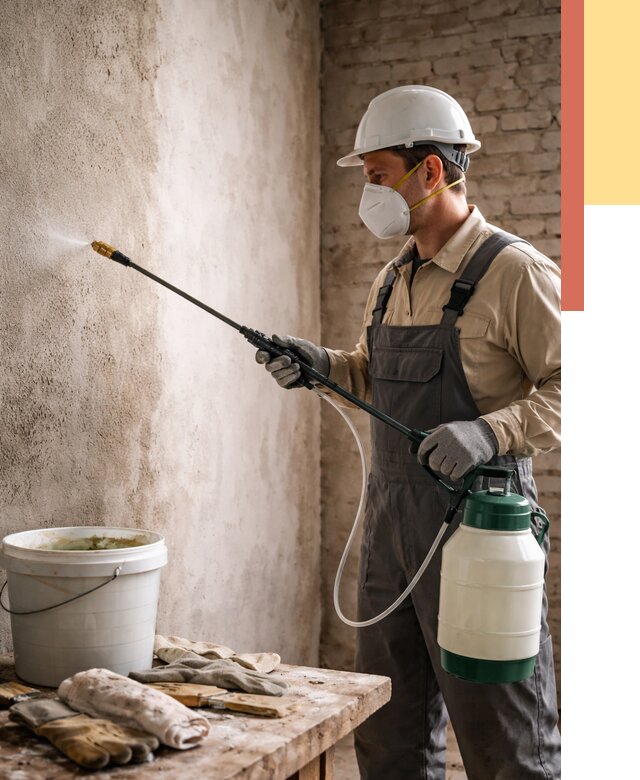 Антисептическая обработка стен в Чапаевске от 1226 руб. — быстро и недорого | ОТДЕЛОЧНИК-Чпв