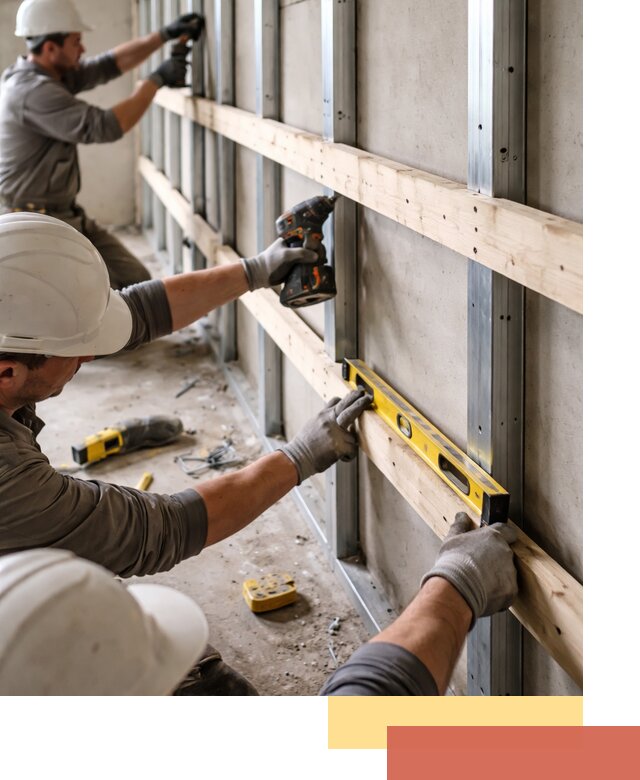 Устройство обрешетки под панели в Чапаевске