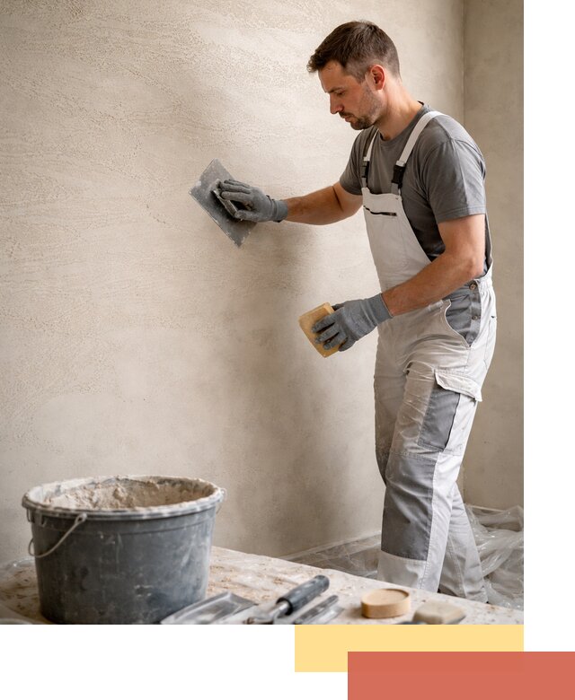 Декоративная штукатурка травертин в Чапаевске для стен и потолков