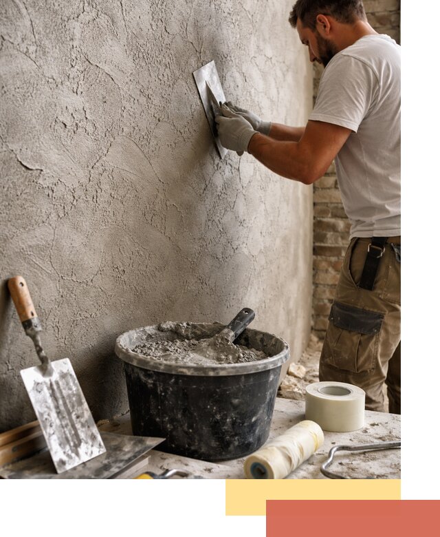 Декоративная штукатурка лофт в Чапаевске — отделка стен и потолков