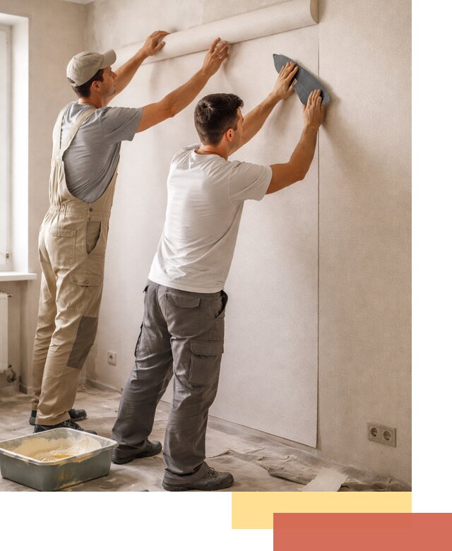 Поклейка виниловых обоев в Чапаевске профессионально и качественно