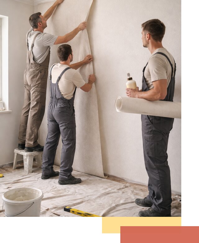 Оклейка стен обоями в Чапаевске — качественно и профессионально