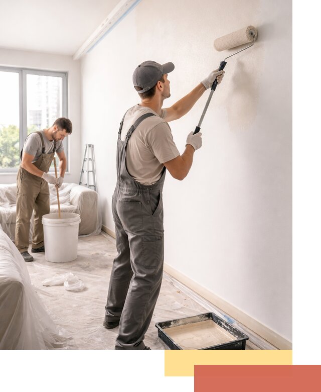 Покраска стен в офисе в Чапаевске — быстрый и качественный ремонт