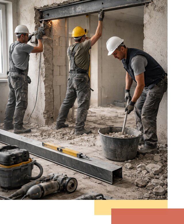 Создание проемов в стенах и несущих конструкциях в Чапаевске