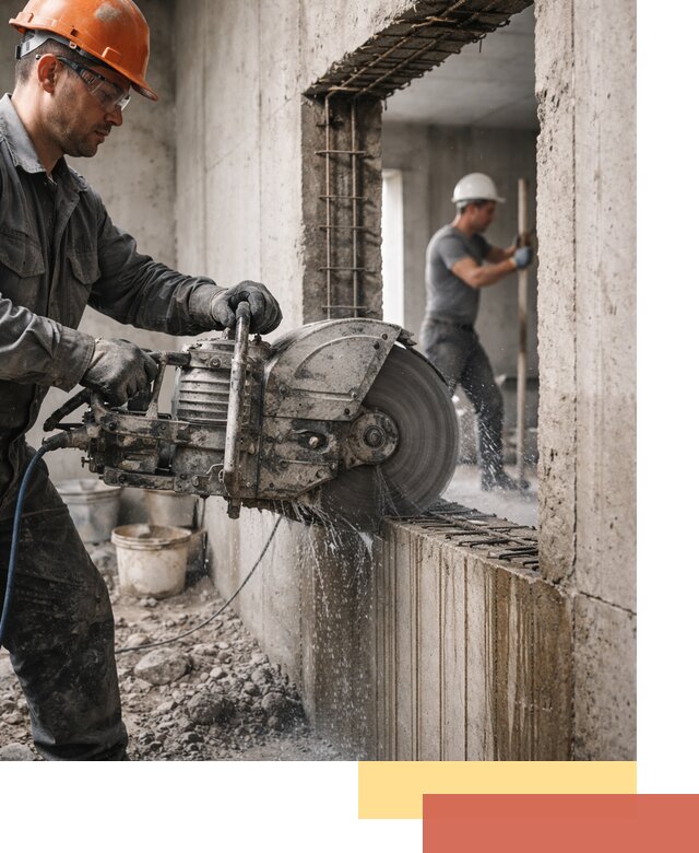 Алмазная резка проемов в Чапаевске быстро и точно