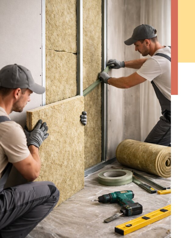 Шумоизоляция стен в Чапаевске под ключ от 1890 руб. | ОТДЕЛОЧНИК-Чпв