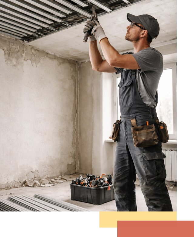 Демонтаж реечного потолка в Чапаевске быстро и аккуратно