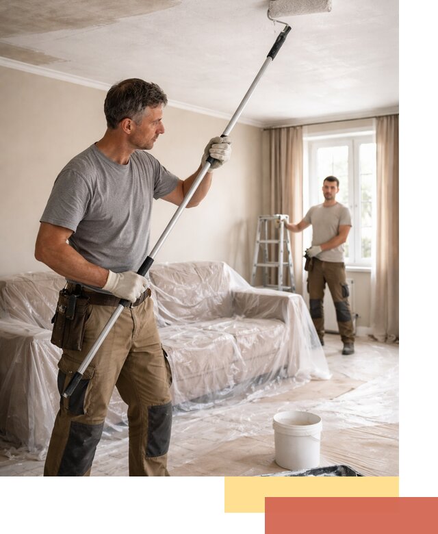 Грунтовка потолка в Чапаевске — подготовка под покраску и отделку