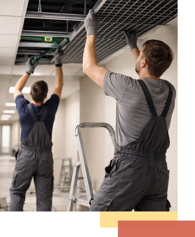 Монтаж потолка Грильято в Чапаевске: установка под ключ качественно