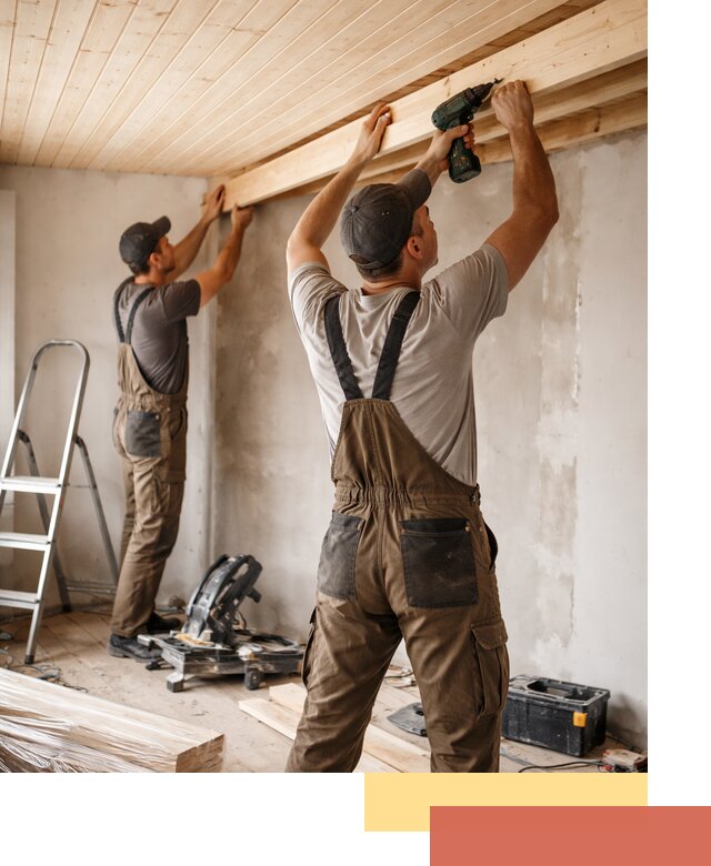 Монтаж потолка из вагонки в Чапаевске профессионально и аккуратно