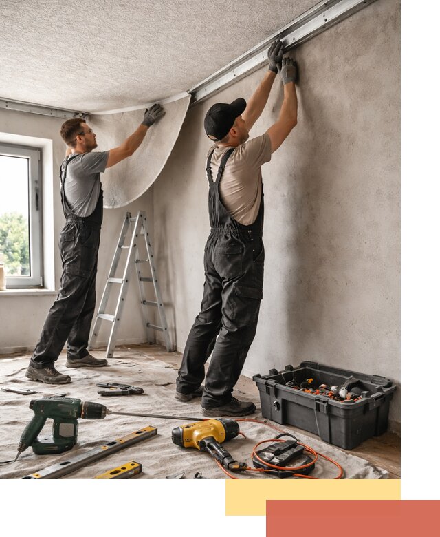 Монтаж фактурного натяжного потолка в Чапаевске качественно и быстро