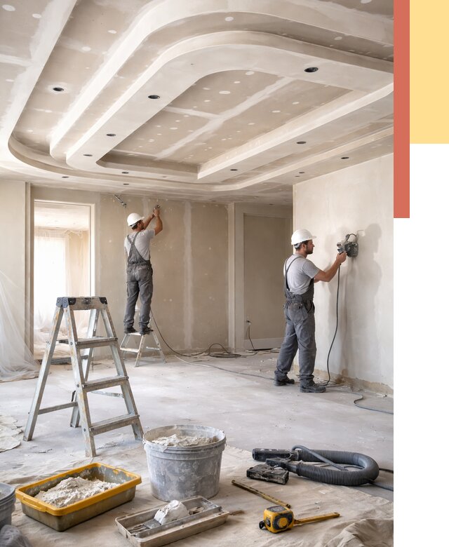 Многоуровневый потолок из гипсокартона в Чапаевске от 766 руб. под ключ | ОТДЕЛОЧНИК-Чпв