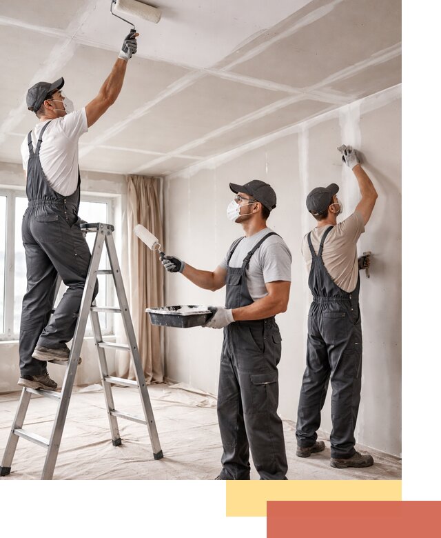 Покраска потолка из гипсокартона в Чапаевске качественно и недорого