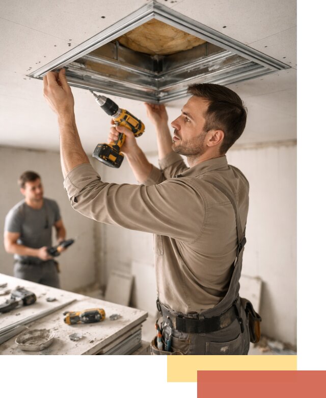 Монтаж люка в потолок из ГКЛ в Чапаевске