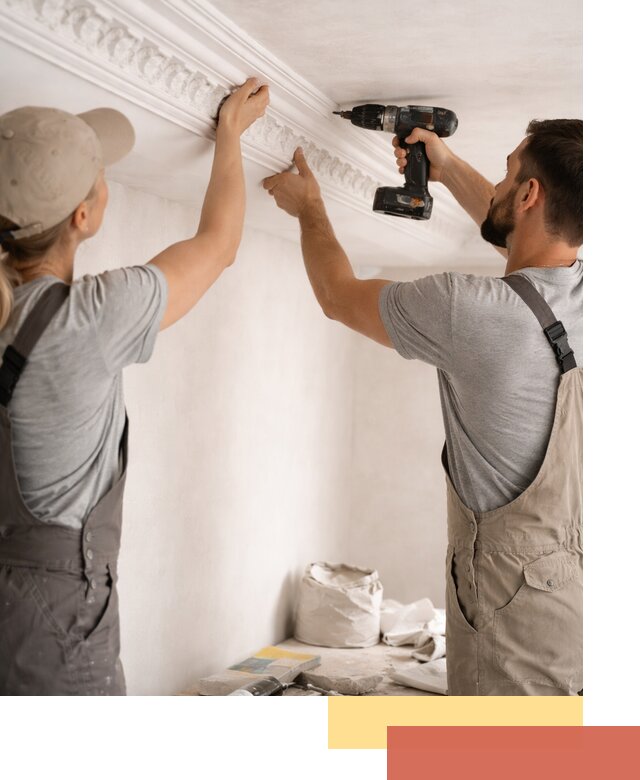 Профессиональный монтаж лепнины на потолок в Чапаевске