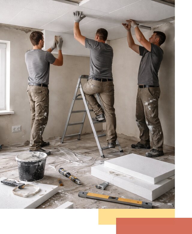 Утепление потолка пенопластом в Чапаевске быстро и качественно