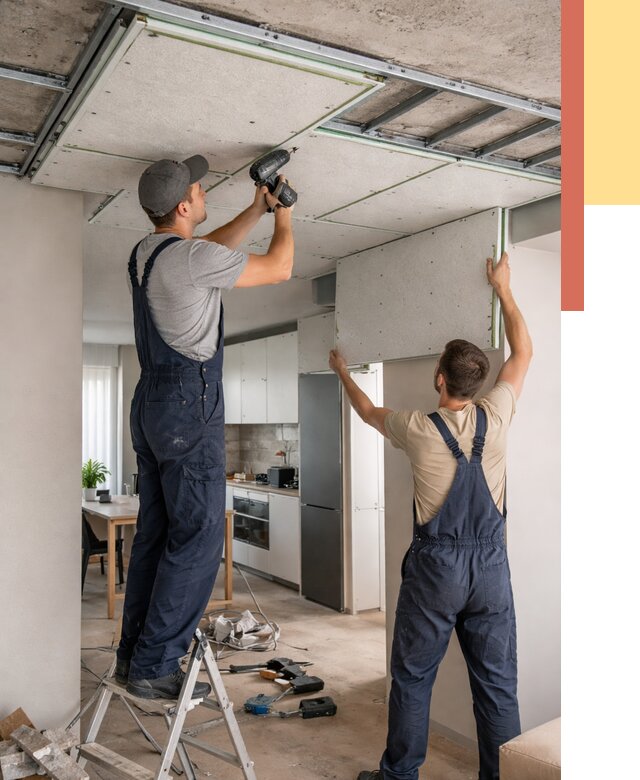 Шумоизоляция потолка панелями зипс в Чапаевске от 1890 руб. под ключ | ОТДЕЛОЧНИК-Чпв